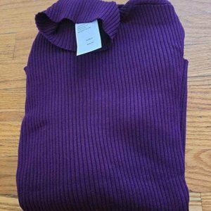 Chicos Purple Turtle Neck Sweater